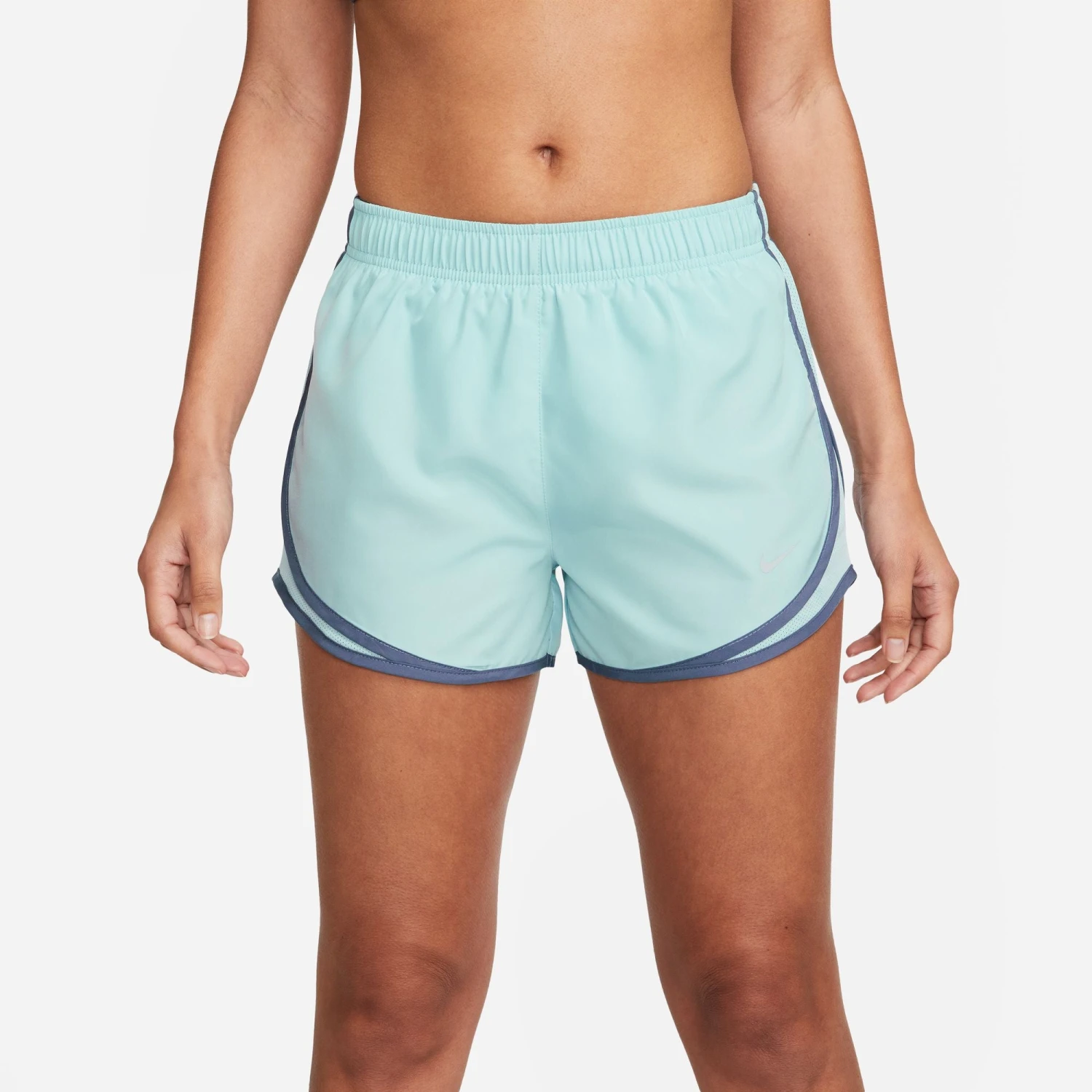 Nike Women’s Tempo Shorts (442 - Ocean Bliss/Ocean Bliss/Wolf Grey) 6 Nike Women’s Tempo Shorts (442 - Ocean Bliss/Ocean Bliss/Wolf Grey) - Image 4
