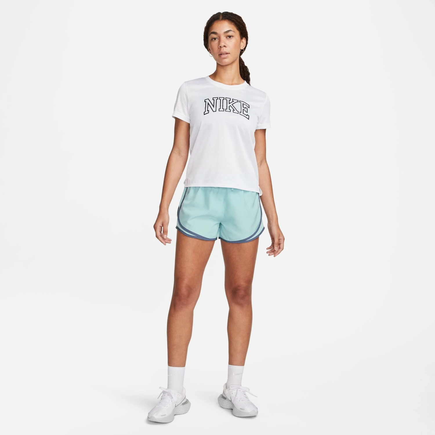 Nike Women’s Tempo Shorts (442 - Ocean Bliss/Ocean Bliss/Wolf Grey) 7 Nike Women’s Tempo Shorts (442 - Ocean Bliss/Ocean Bliss/Wolf Grey) - Image 5