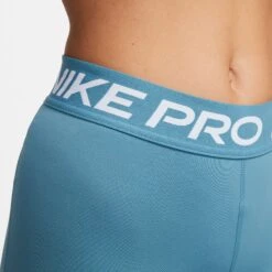 Nike Women's Pro 3" Shorts (440 - Noise Aqua/White) -Saucony Clothing Shop CZ9857 440 PHSYM002 2000