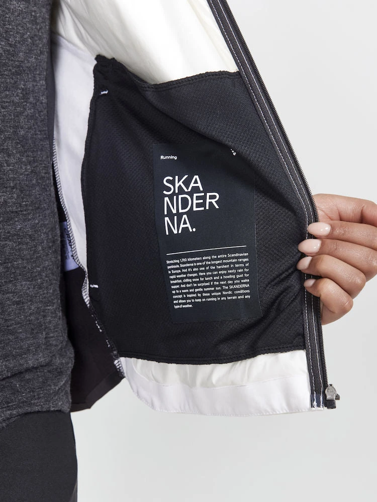 Craft Women’s ADV SubZ Lumen Running Jacket 2 (Ash White/Slate) 8 Craft Women’s ADV SubZ Lumen Running Jacket 2 (Ash White/Slate) - Image 6