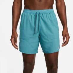 Nike Men's DRI-FIT Stride 7" Shorts (379 - Mineral Teal/Reflective Silver)