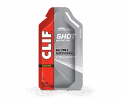 Clif Shot Energy Gels -Saucony Clothing Shop DoubleExpressoFlavor