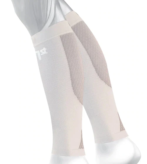 CS6 PERFORMANCE CALF SLEEVES White 3 CS6 PERFORMANCE CALF SLEEVES White