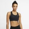 Nike Women's DRI-FIT Swoosh Sports Bra (010 - Black/White/White) -Saucony Clothing Shop E4191402 8F76 40FB 87F5 53C4AB202A5E