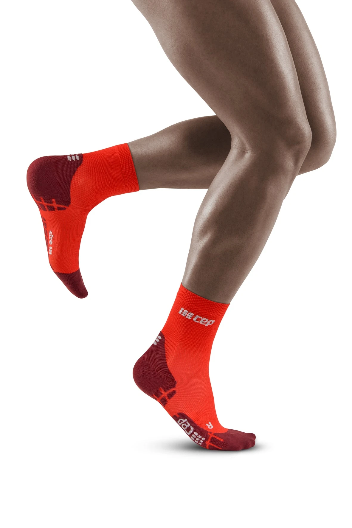 CEP Men's Ultralight Short Compression Socks (Lava) 2 CEP Men's Ultralight Short Compression Socks (Lava)