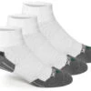 Unisex CX3 Quarter 3-pair Pack (White) -Saucony Clothing Shop EC553FCB 75B3 4B97 AF3D 5DE7BDAEA316