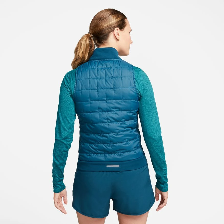 Nike Women's Therma-FIT Synthetic-Fill Running Vest (460 - Valerian Blue/Reflective Silver) 4 Nike Women's Therma-FIT Synthetic-Fill Running Vest (460 - Valerian Blue/Reflective Silver) - Image 2
