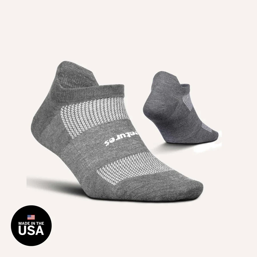 Feetures High Performance Ultra Light No Show Tab (Heather Gray) 4 Feetures High Performance Ultra Light No Show Tab (Heather Gray) - Image 2