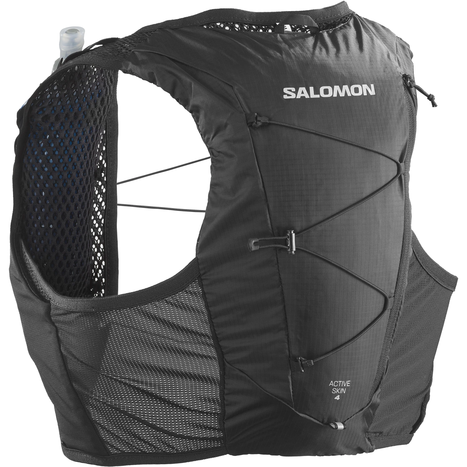 Salomon Active Skin 4 Running Vest (Black/Black) 4 Salomon Active Skin 4 Running Vest (Black/Black) - Image 2