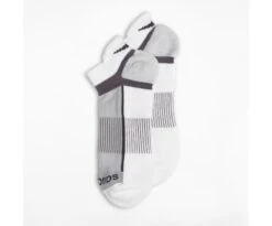 Saucony Inferno No Show Tab 3-Pack Socks (100 - White) -Saucony Clothing Shop M22170 100