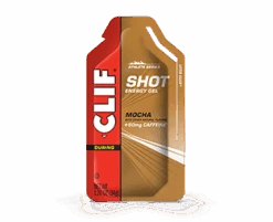 Clif Shot Energy Gels -Saucony Clothing Shop MochaFlavor