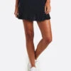 Women's Rhythm Skirt (001 - Black) -Saucony Clothing Shop RhythmIISkirt Back Front