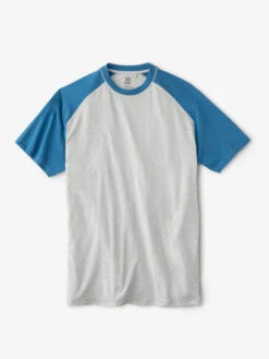 Men's Carrollton Baseball T-Shirt (Light Heather Gray/Harbor)