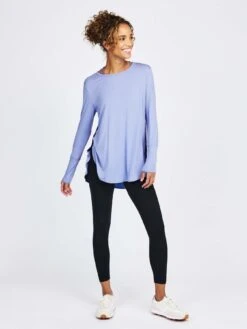 Women's Jenny Long Sleeve (533 - Periwinkle) -Saucony Clothing Shop Tasc SS 2022 10155 edit