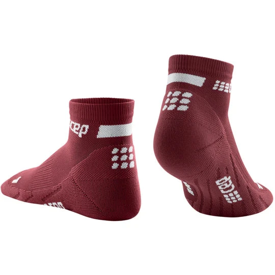 CEP Women's The Run Low Cut Socks 4.0 (Dark Red) 6 CEP Women's The Run Low Cut Socks 4.0 (Dark Red) - Image 4