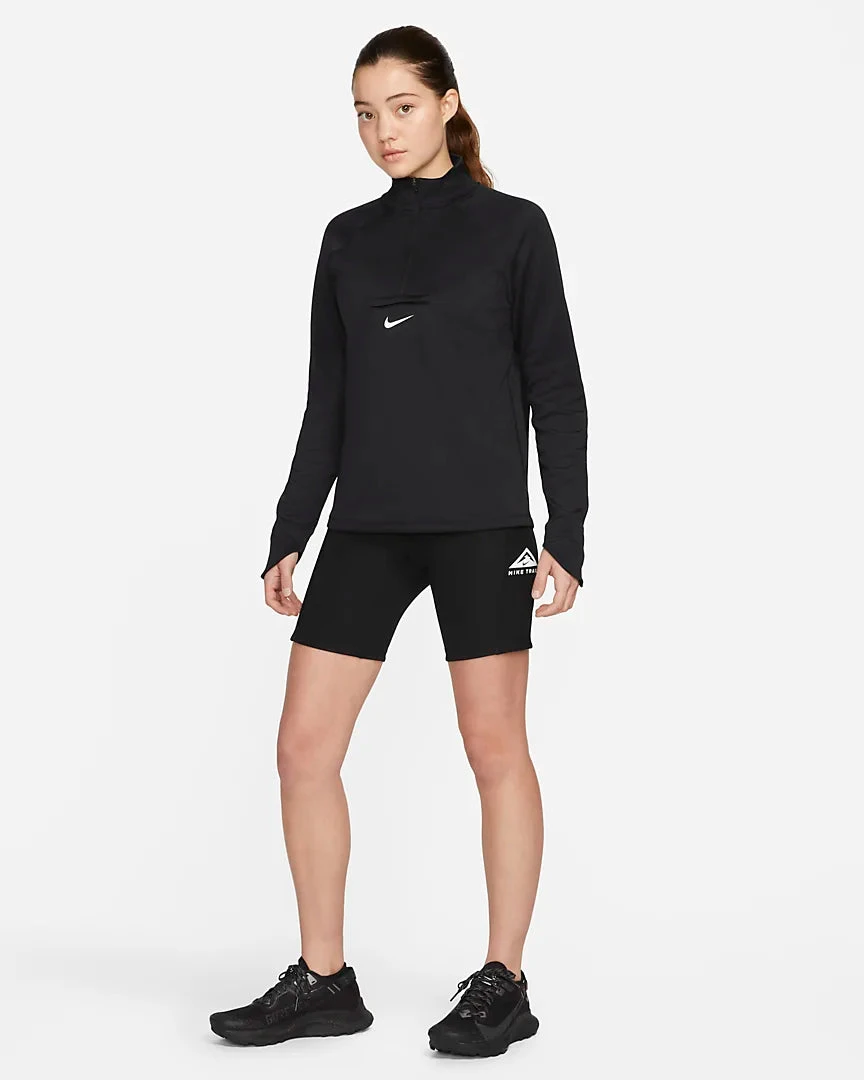 Nike Women's Trail Running Tight Shorts (010 - Black/Black/Black/White) 10 Nike Women's Trail Running Tight Shorts (010 - Black/Black/Black/White) - Image 8