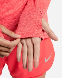 Nike Women’s Element 1/2 Zip Running Top (696 - Light Crimson/Magic Ember/Heather) -Saucony Clothing Shop cf6e74eb 91a4 42d2 9698 0fa009afe141