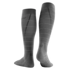 CEP Men's Reflective Compression Tall Socks (Grey) 10 CEP Men's Reflective Compression Tall Socks (Grey) -Saucony Clothing Shop reflective tall sock grey 4 540x 5ef39440 ccf9 4c65 955e cf2c66bee9f7